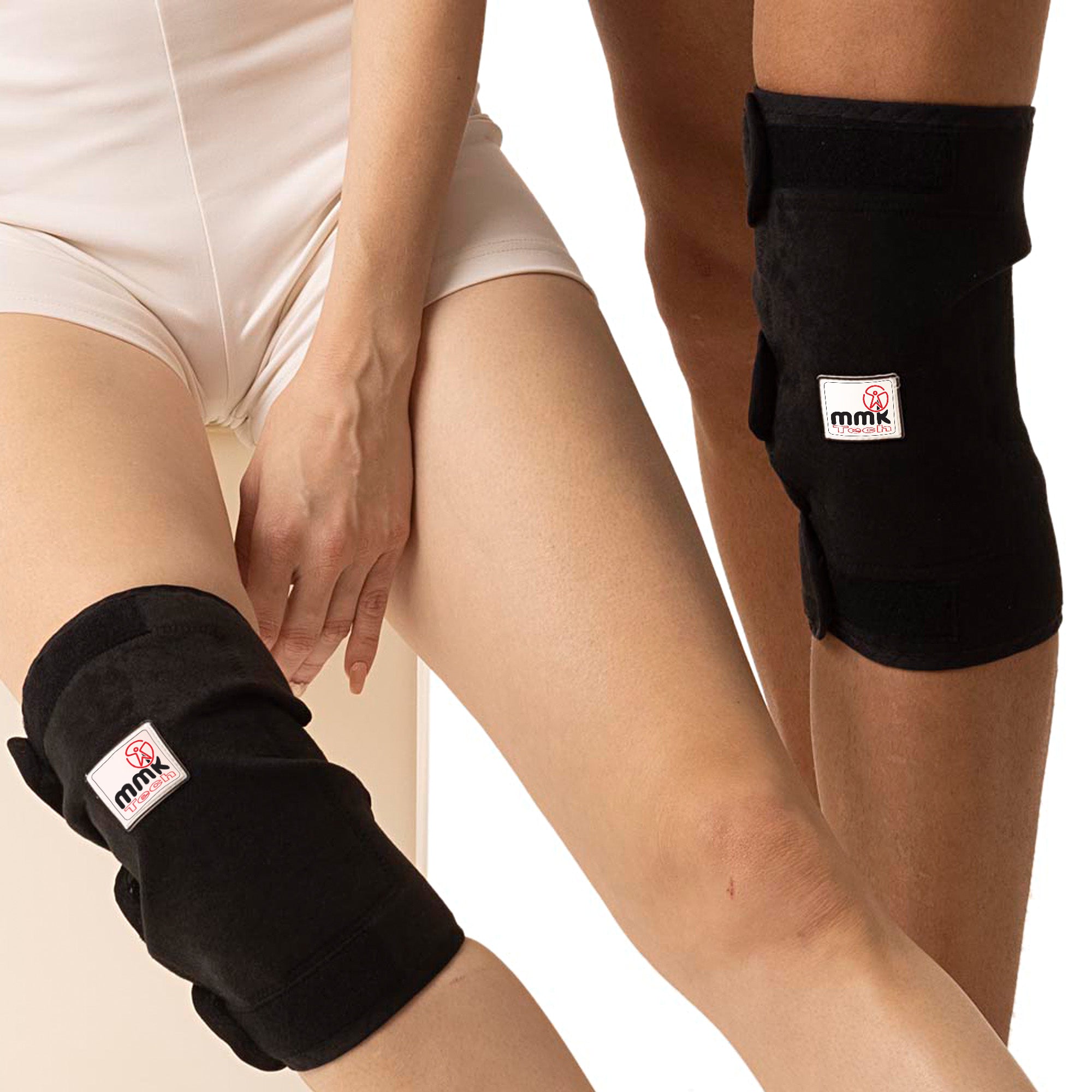 Kniebandage Neopren mit Keramik-Einlagen – Nano Knee Support, One Size