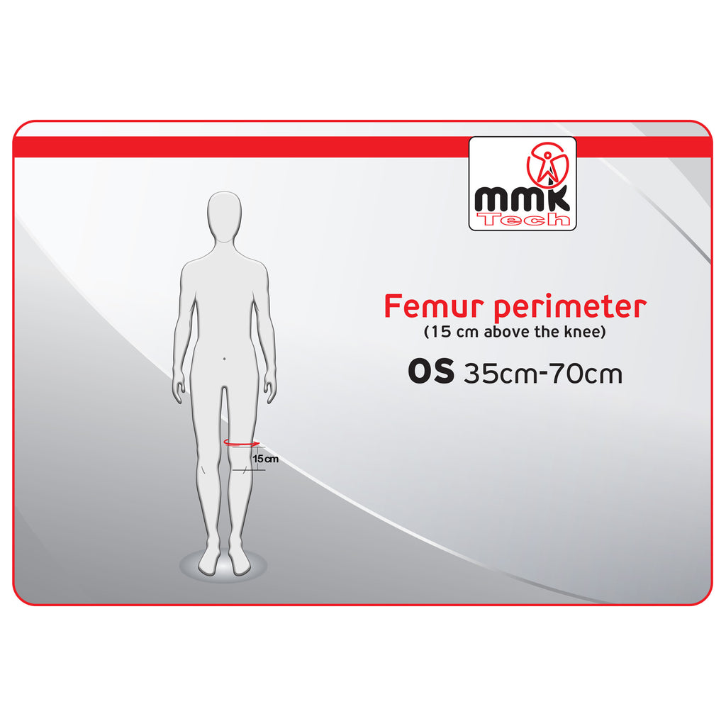 Kniebandage Neopren mit Keramik-Einlagen – Nano Knee Support, One Size