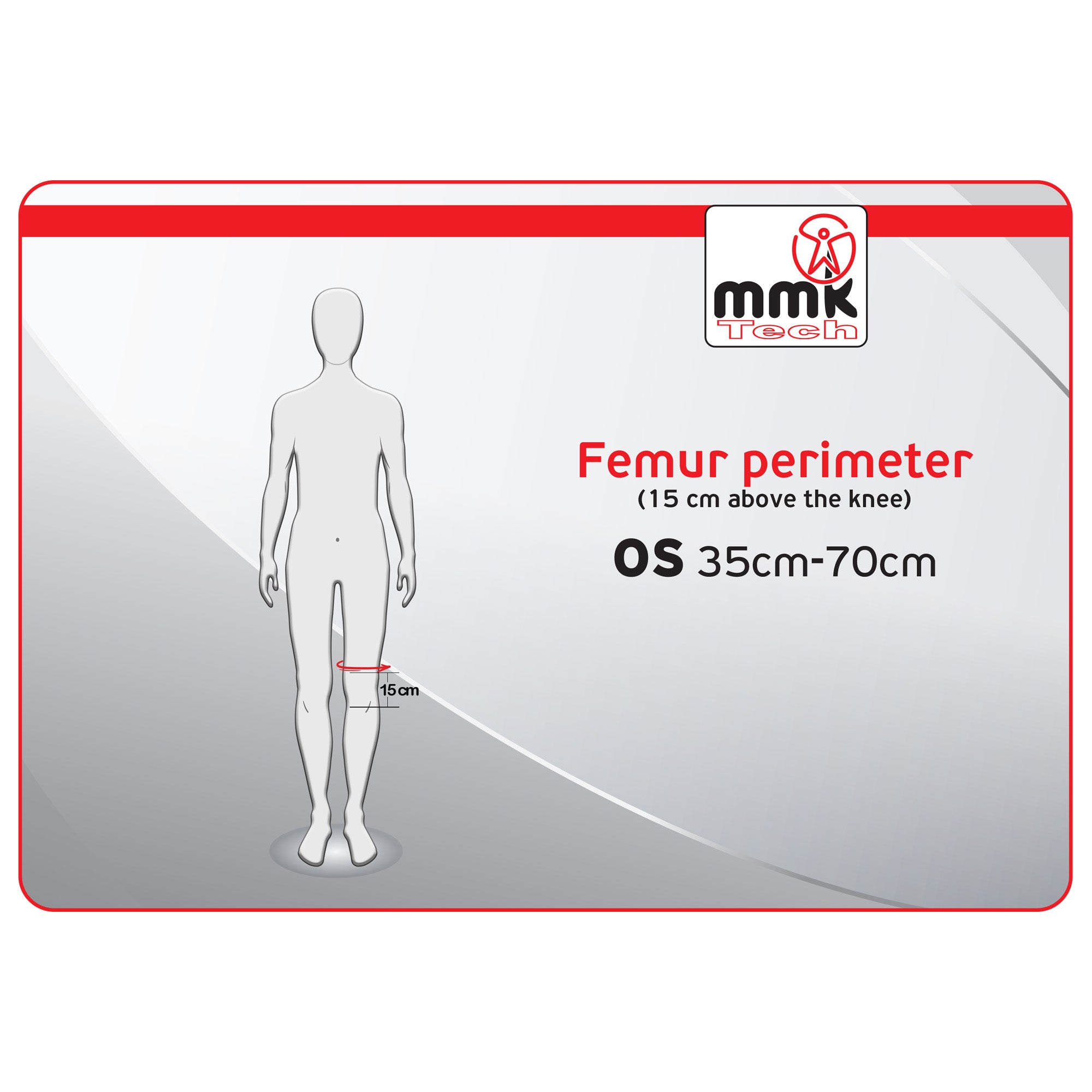 Kniebandage Neopren mit Keramik-Einlagen – Nano Knee Support, One Size
