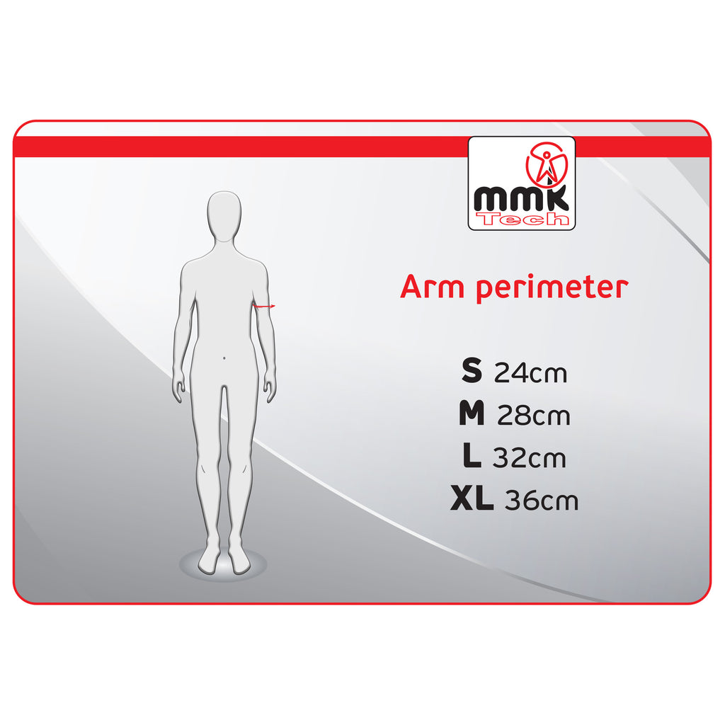 MMK Tech Arm-Sleeve – Größentabelle Oberarmumfang