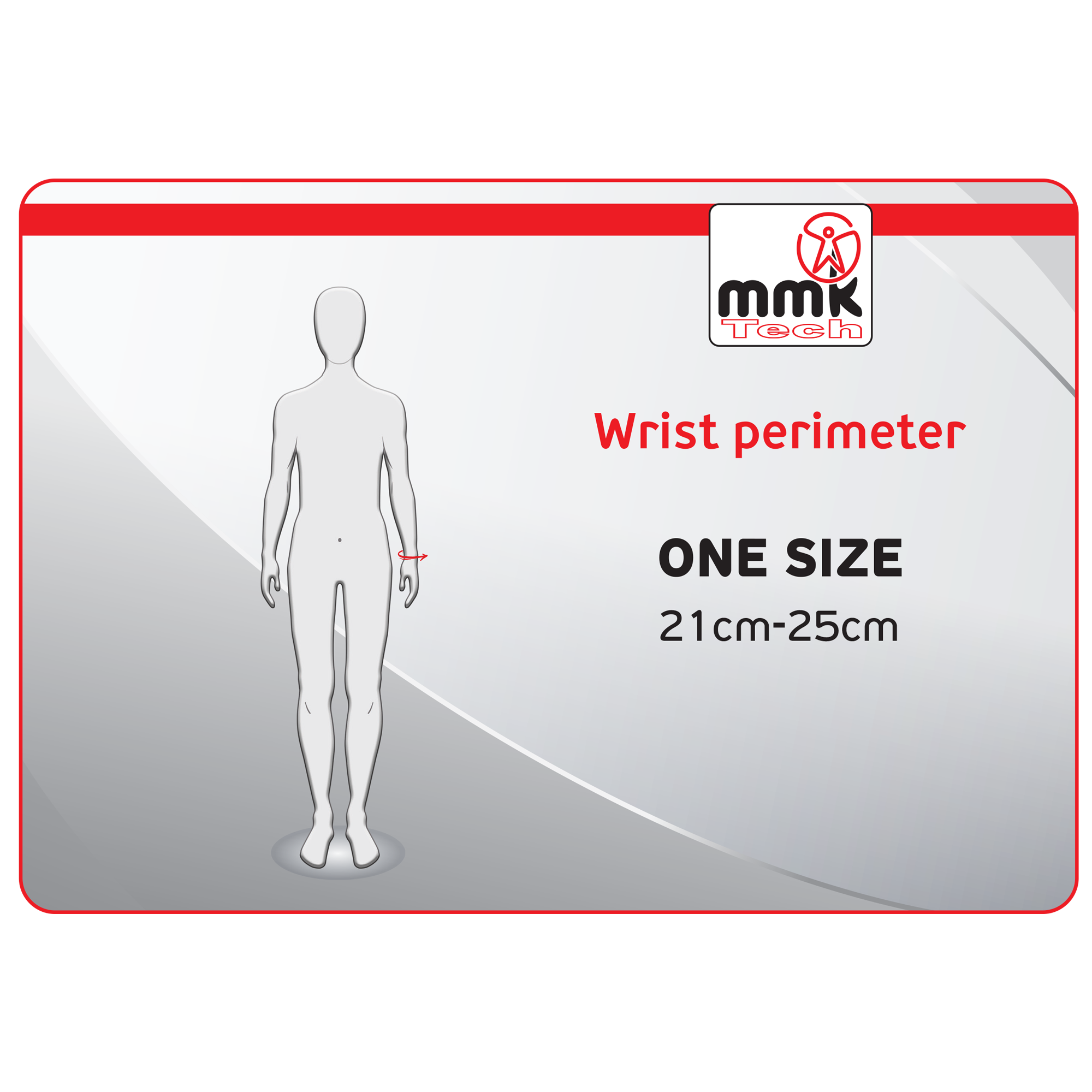 Handgelenkbandage mit Keramik-Einlagen – Nano Wristband, One Size