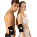 Ellenbogenbandage mit Keramik-Einlagen – Getragen am Körper – Ansicht 1