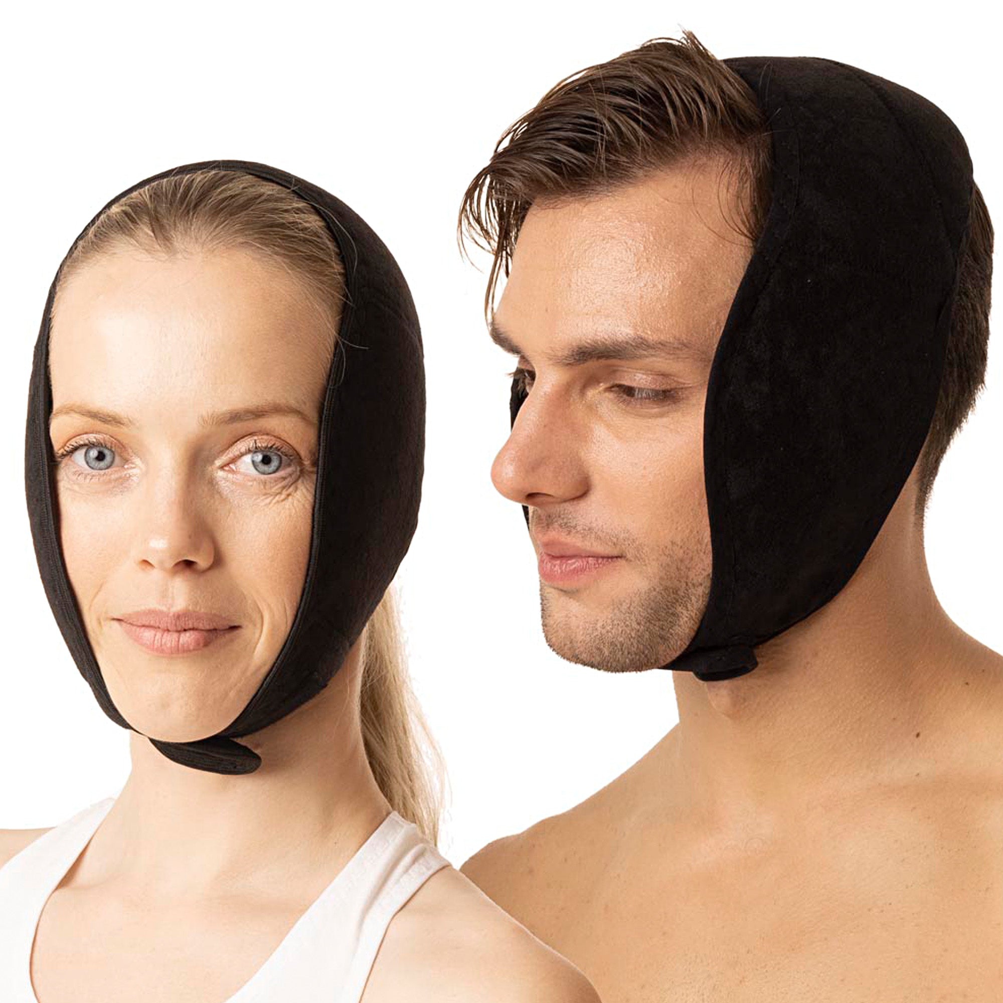 Kinn- und Kieferbandage mit Keramik-Einlagen – Jawbone Support, S-M-L-XL